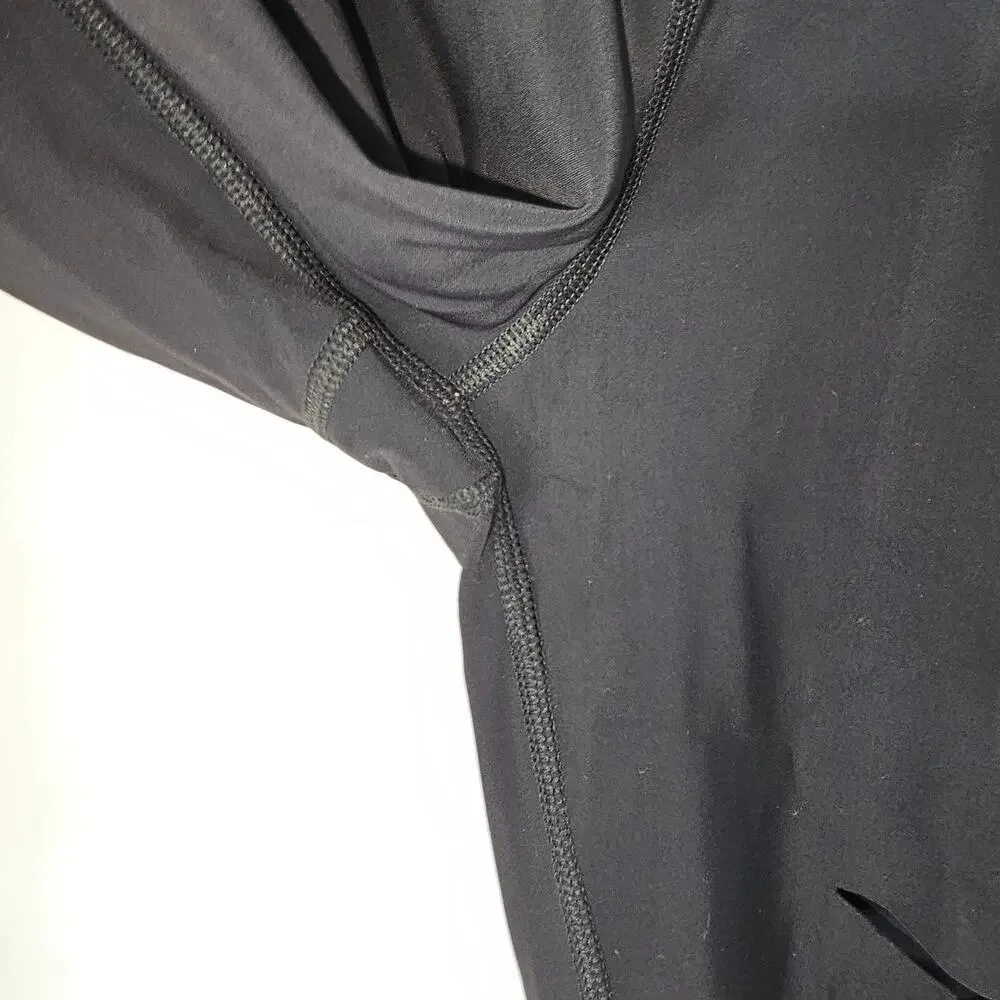 Alo Yoga Legging High Waisted Ripped Black Size XSmall